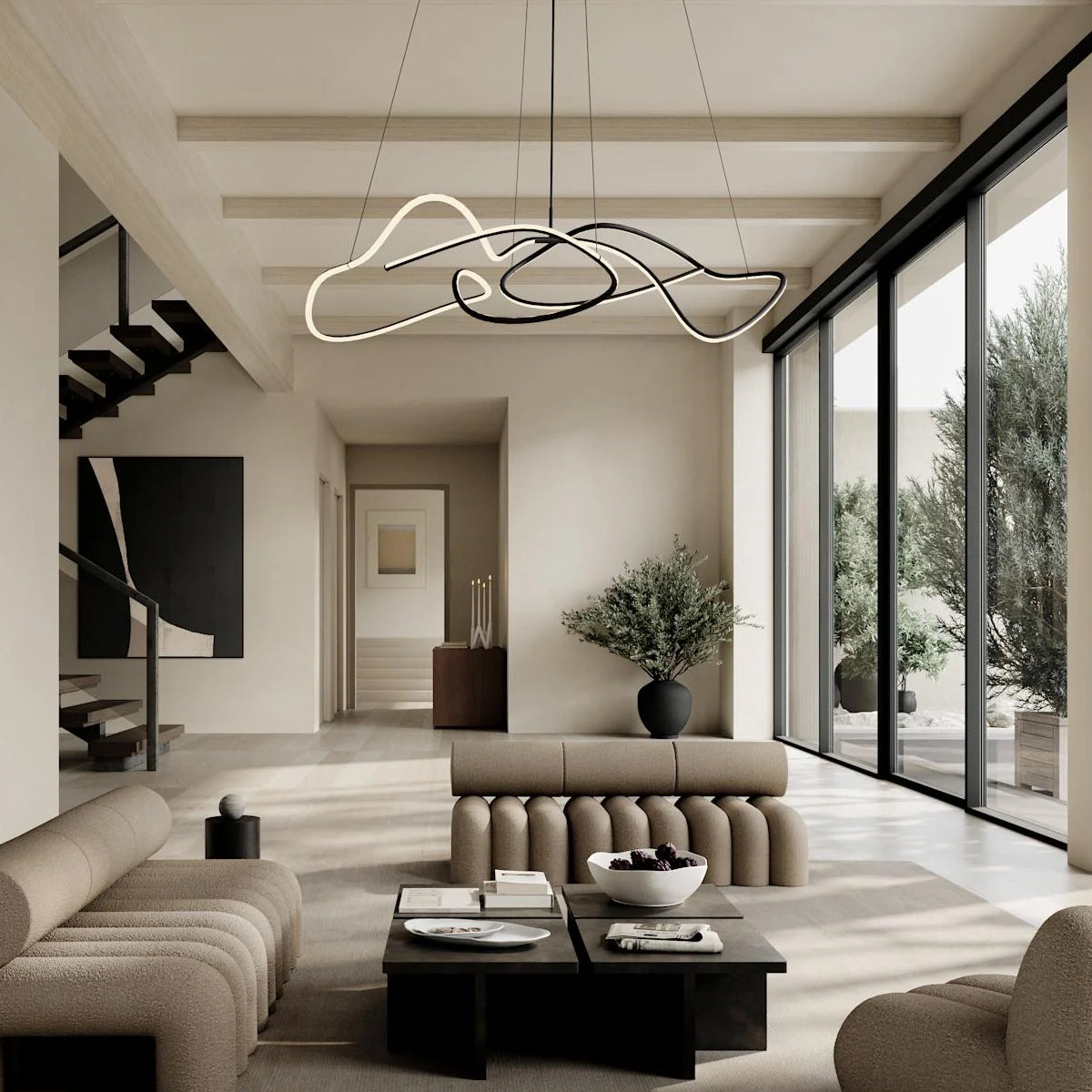 101 CPH Ghost Chandelier - Big - Burned Black