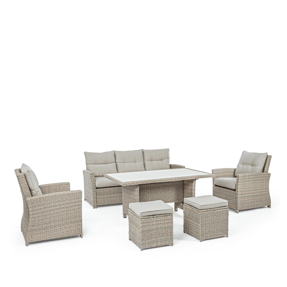 Ariel havemøbel sæt - natural