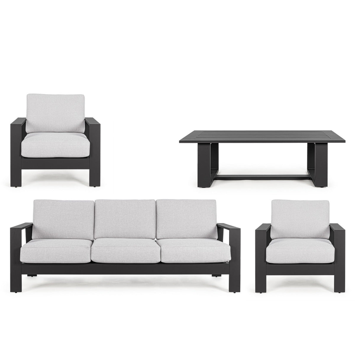 Baltic Loungesæt - charcoal