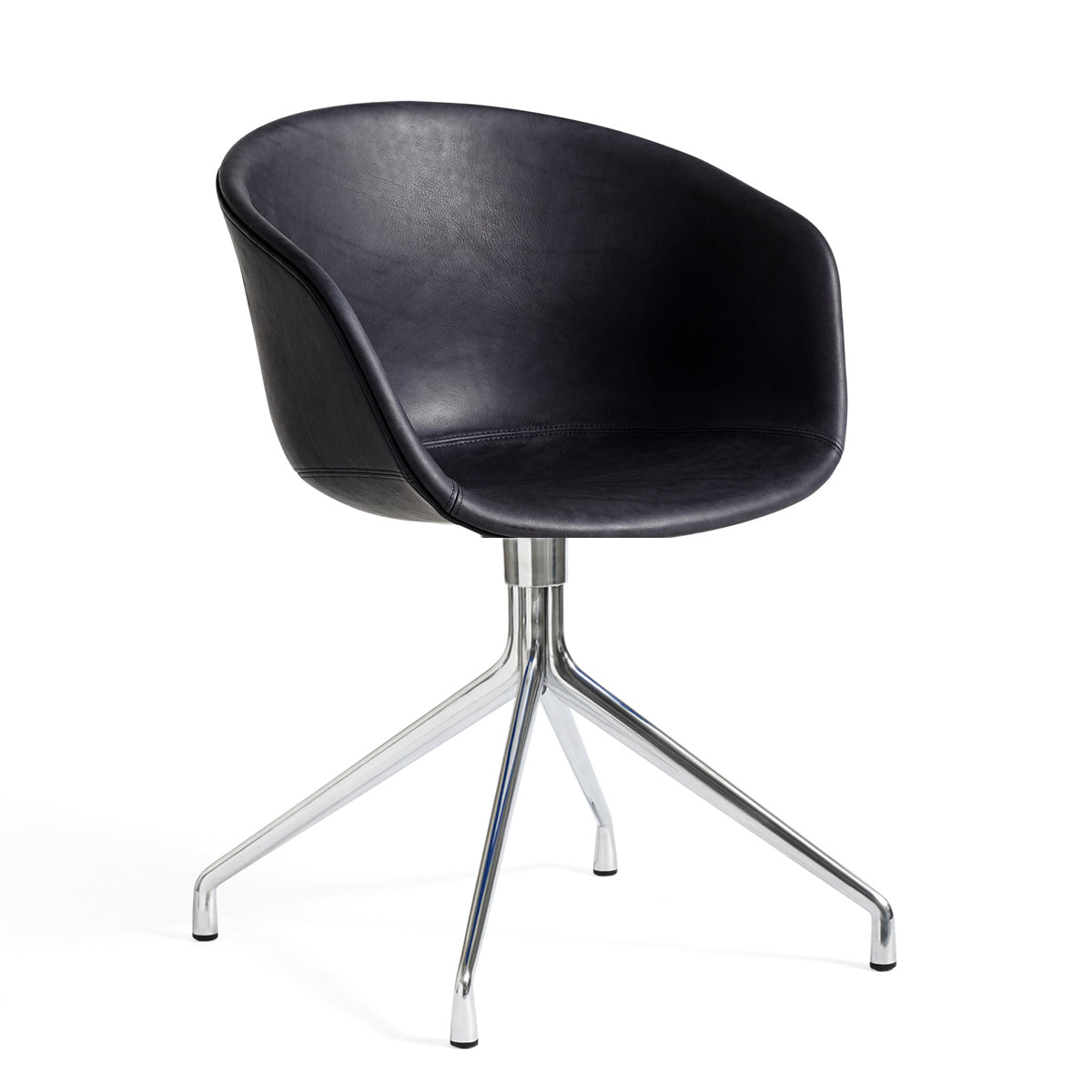 HAY About A Chair - AAC 21 - Sort Sense Læder