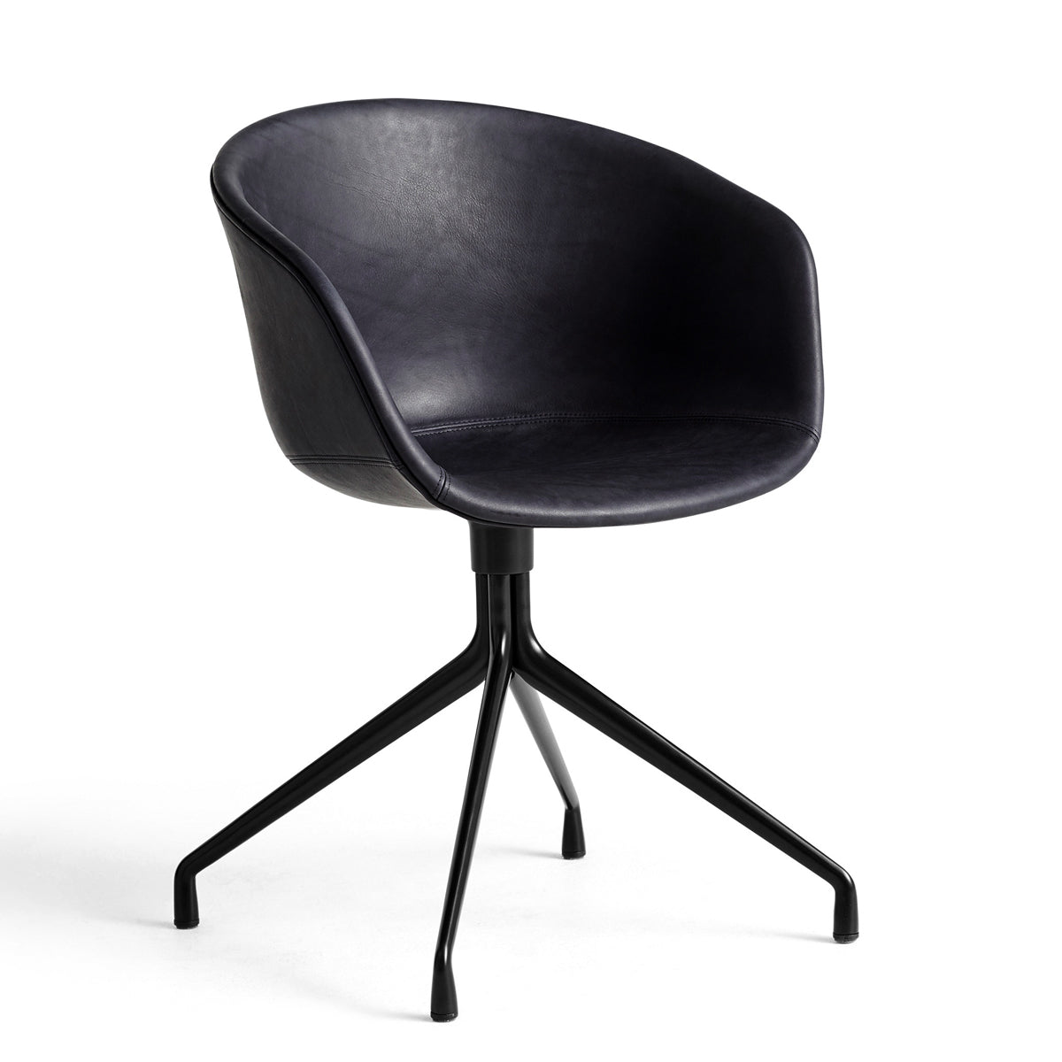 HAY About A Chair - AAC 21 - Sort Sense Læder