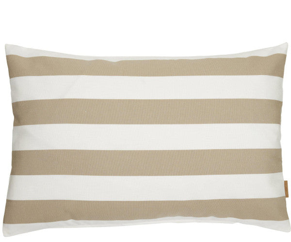 Boel & Jan Outdoor Stripe pude - 60x40 - beige