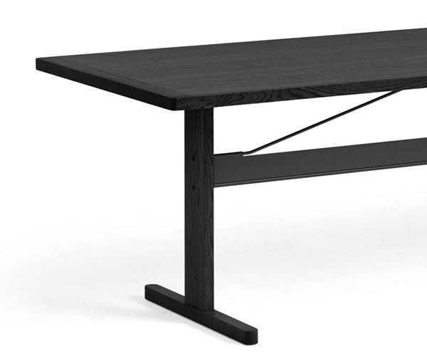 HAY Passerelle Table - 260x95cm. - Sort Eg Matlak - Sort
