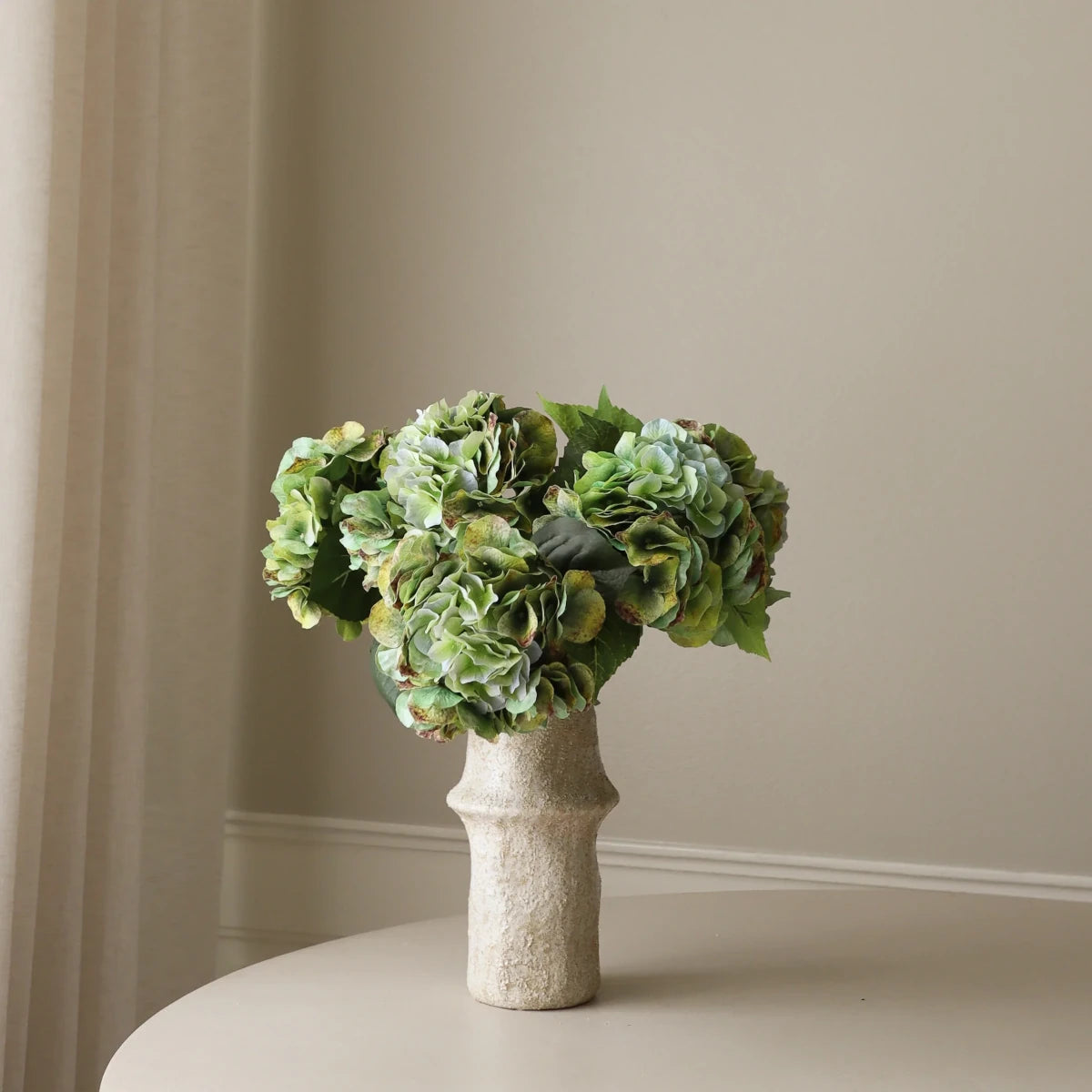 Botané Hydrangea buket - olive green