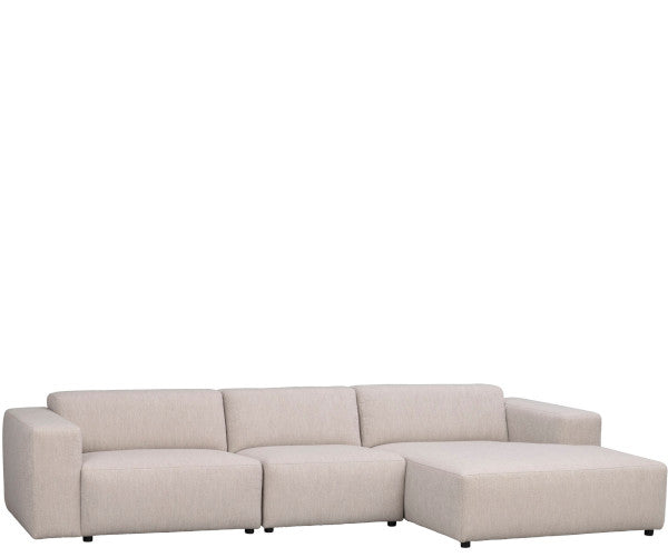Rowico Home Willard sofa - Alice grå - højrevendt chaiselong - 312 cm