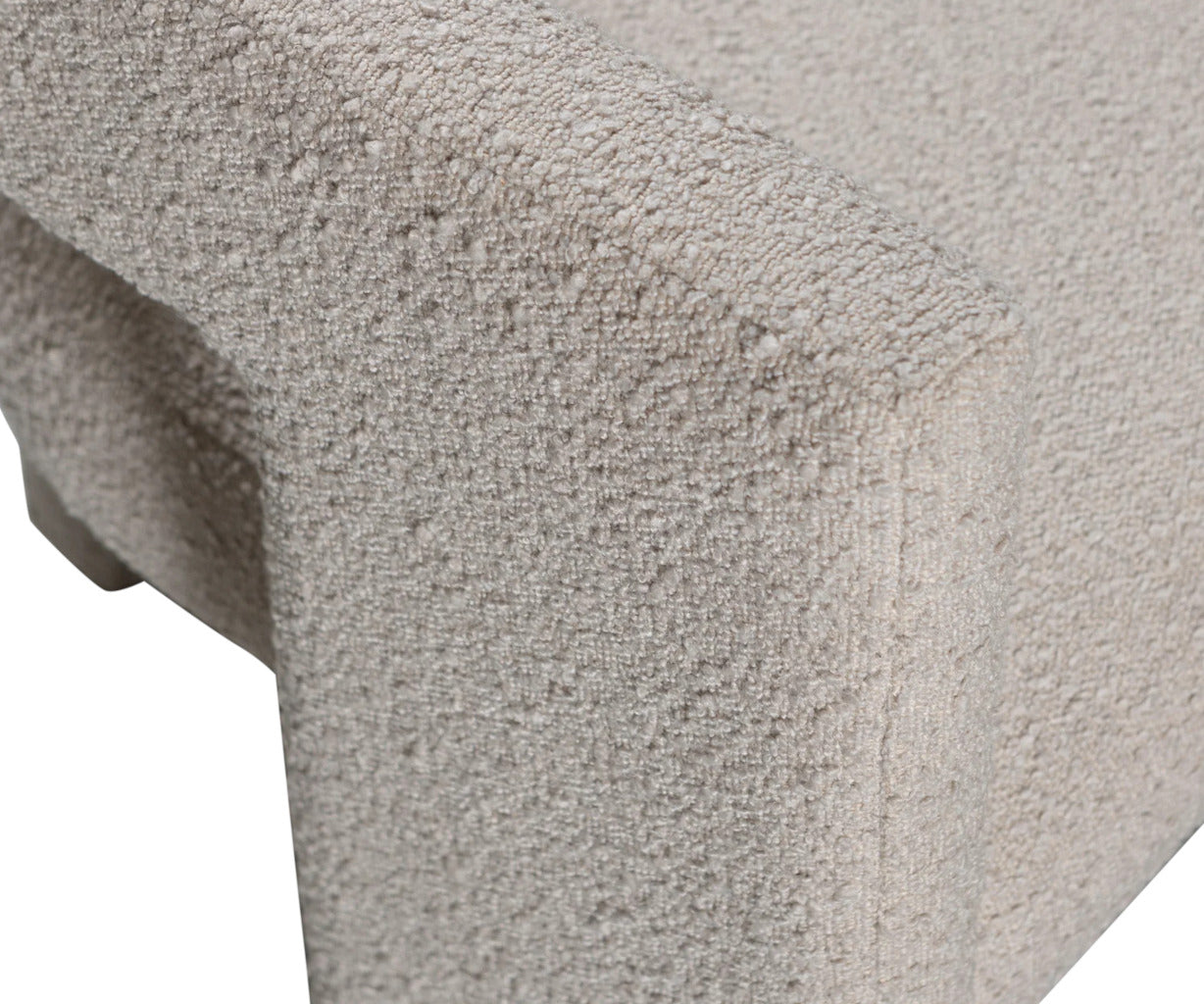Woood Tiwa stol - boucle beige