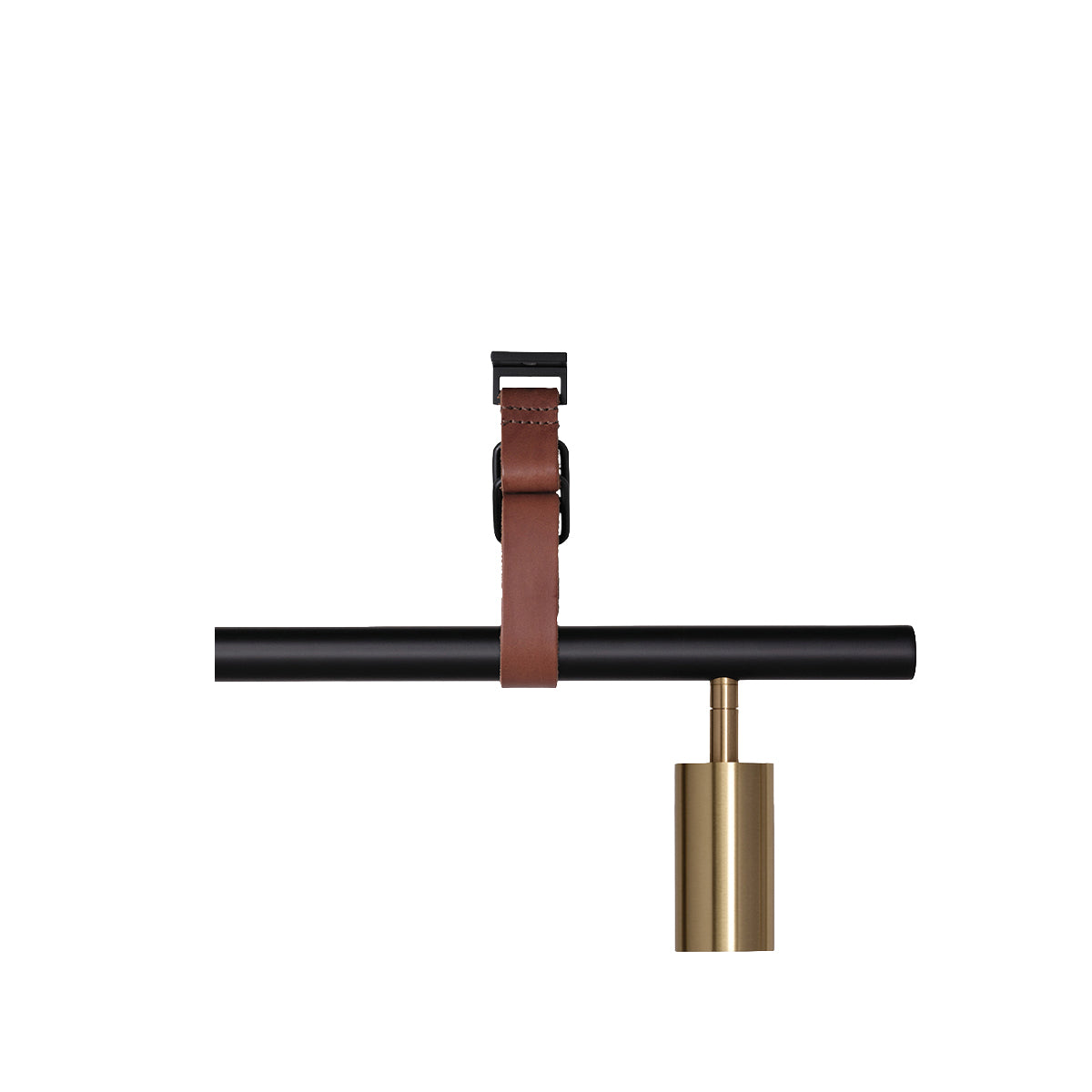 Rubn Long John Pendel - 6 spots - Black-Brass