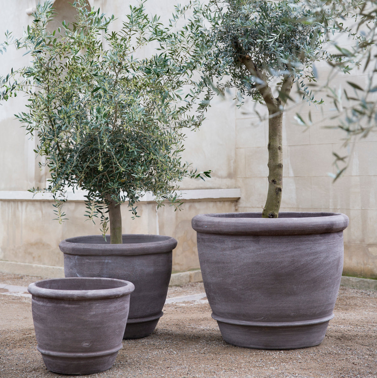 Bergs Potter Campana krukke - 105x80 - grå terracotta