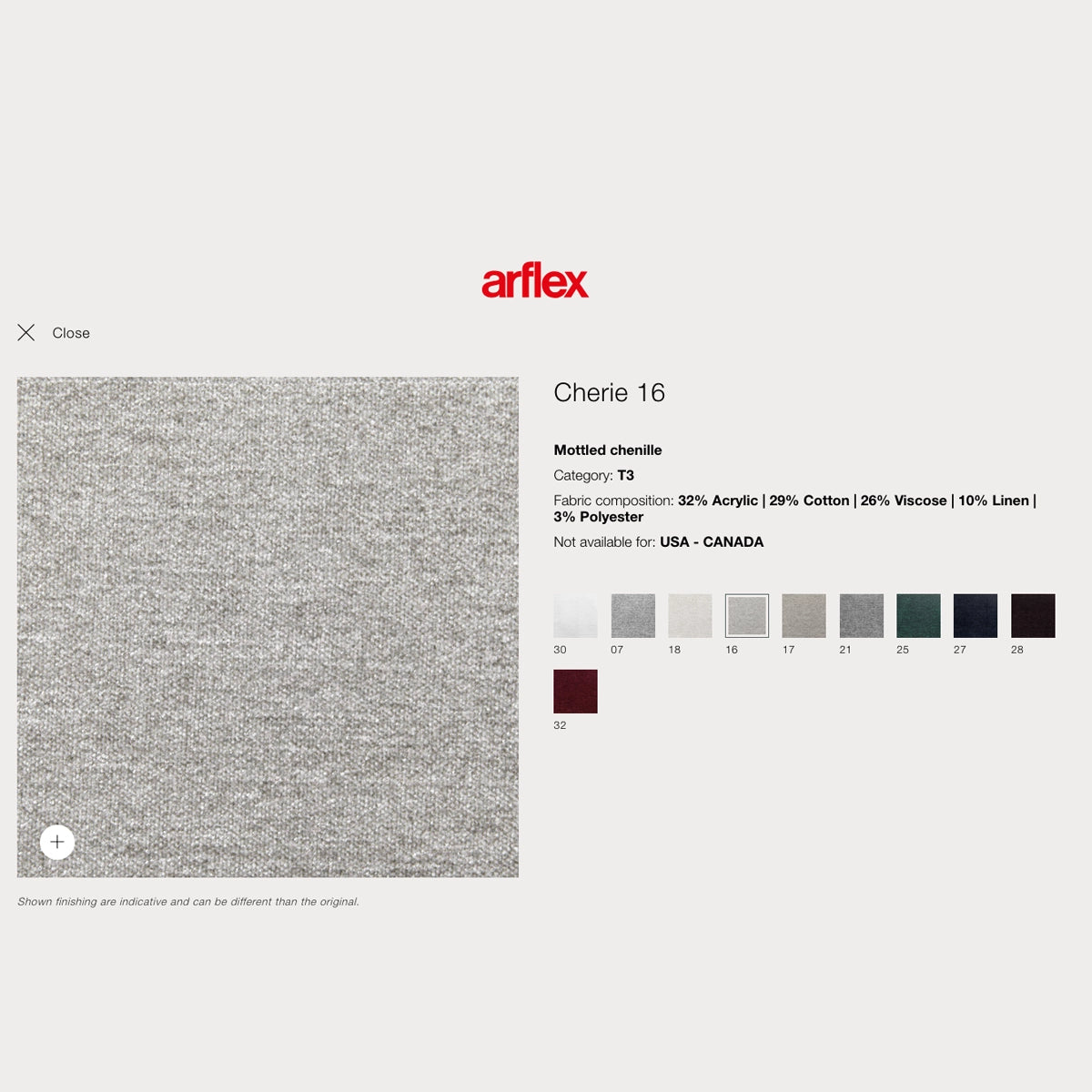 Arflex Marenco Sofa - 255cm - Cherie 16 - DEMO.