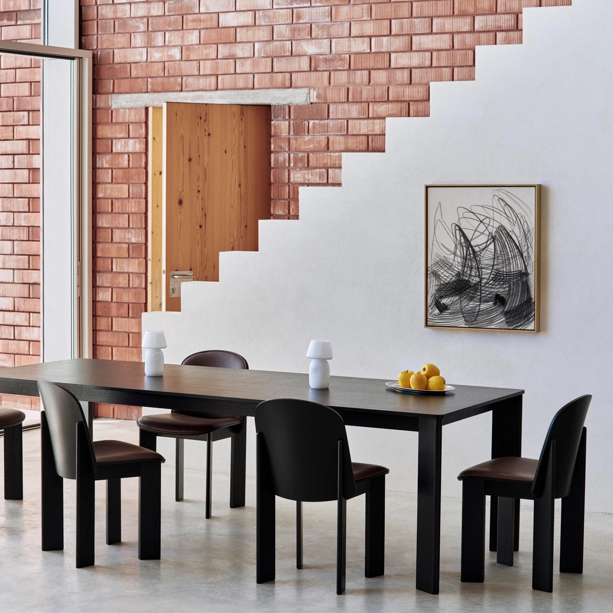 HAY Chisel 30 Table - 300x95cm - Black Oak