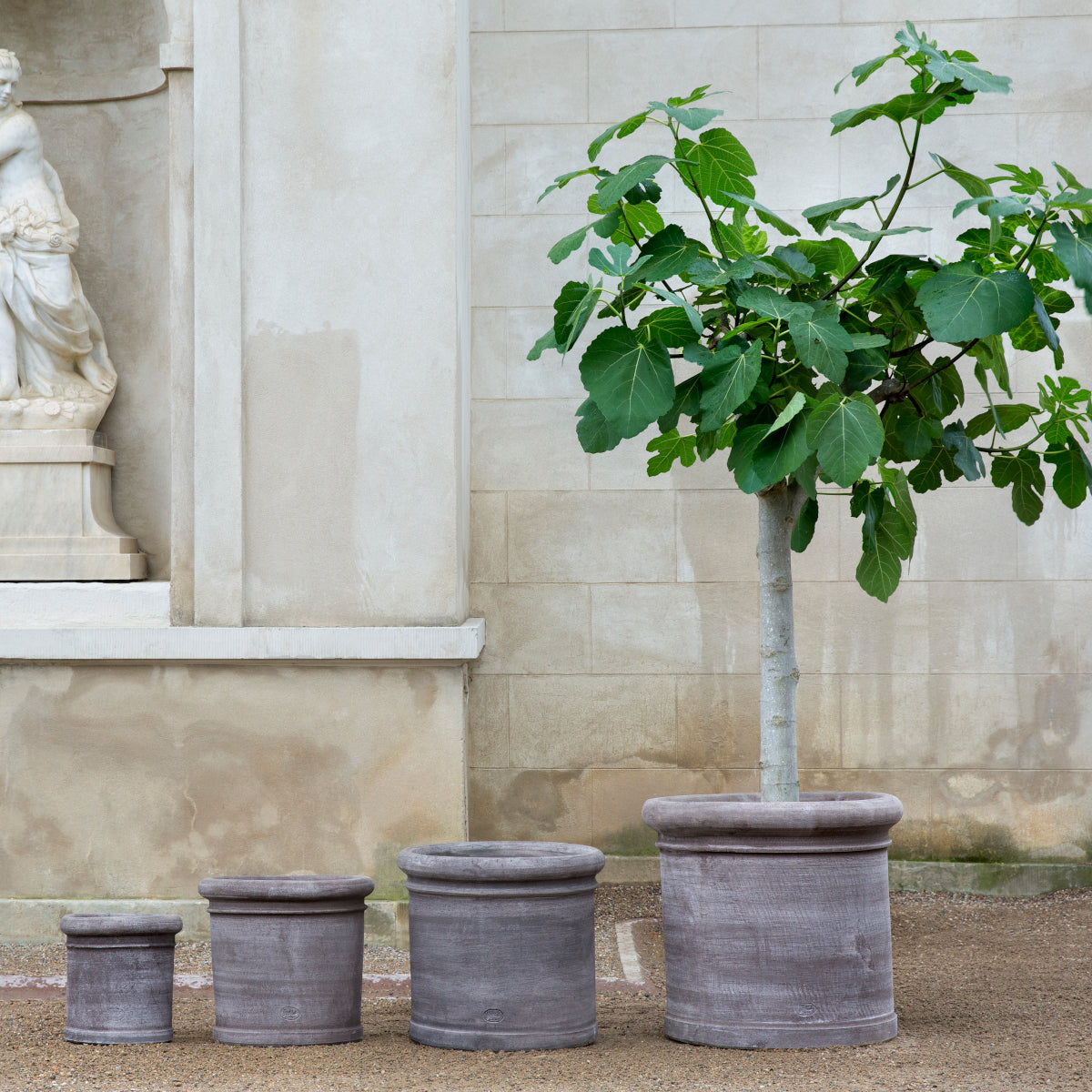 Bergs Potter Cilindro krukke - 62x56- grå terracotta