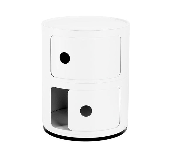 Kartell Componibili Mat Recycled 2 Rum - Hvid