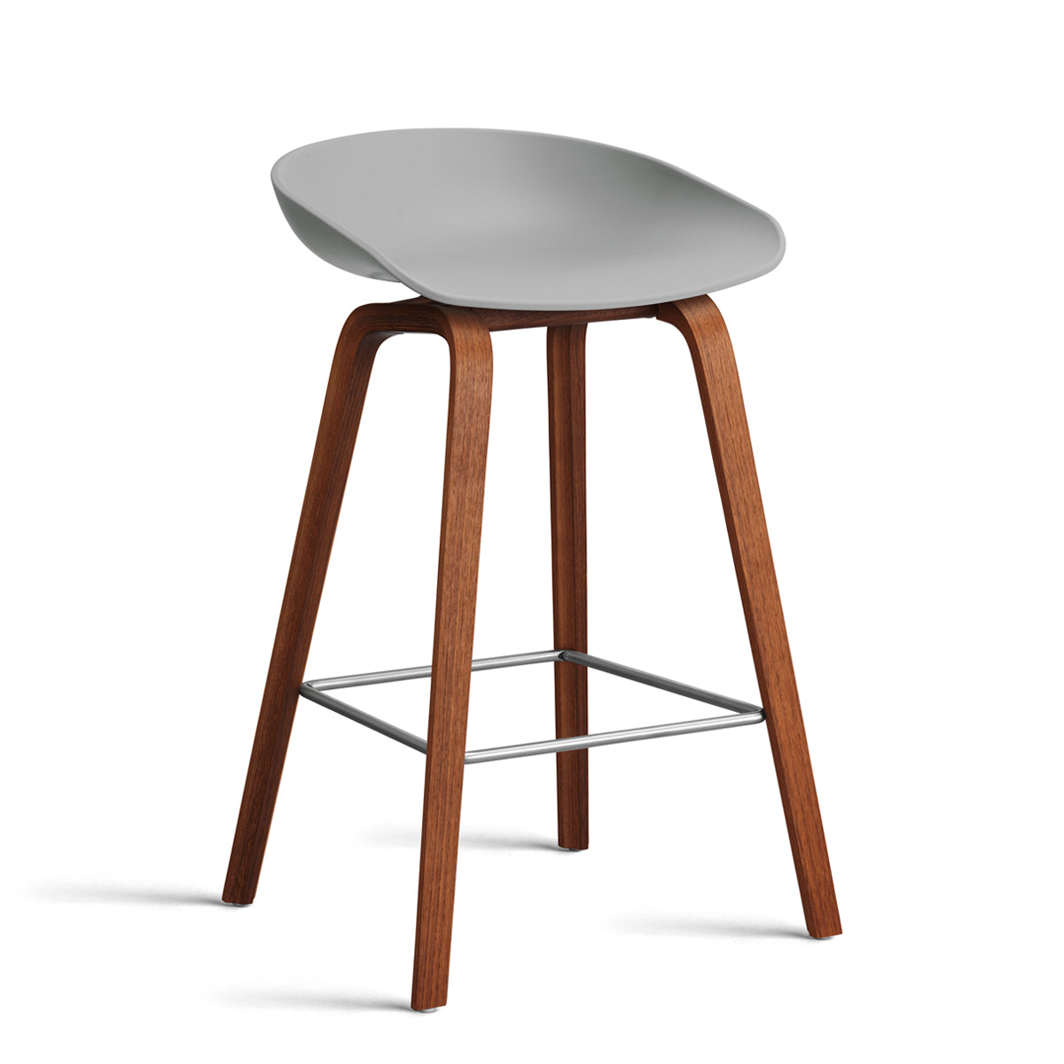 HAY About a Stool - AAS 32 Barstol - Valnød - H:65cm