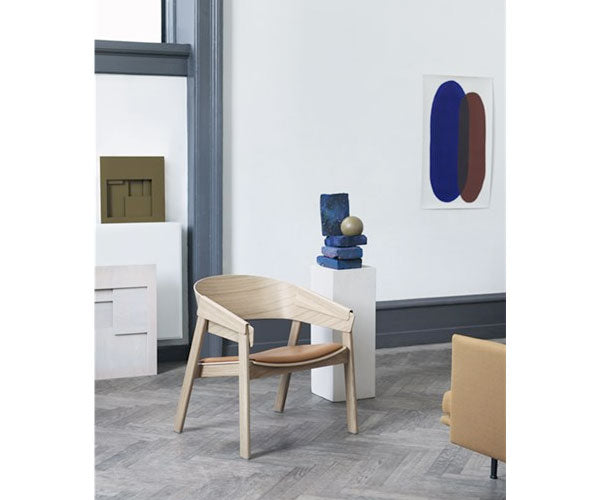 Muuto Cover Lounge Chair - Eg - Cognac Læder