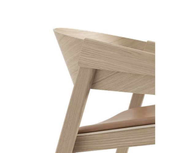 Muuto Cover Lounge Chair - Eg - Cognac Læder