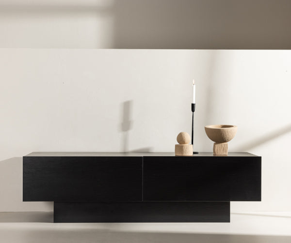 Venture Design Cuenca TV møbel - sort - 45x160