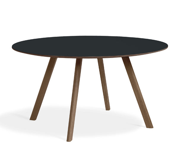 HAY CPH25 Table - Valnød - Sort Linolium