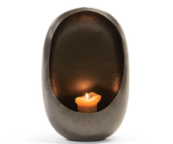 Dekocandle lanterne - 74 cm - antique zinc / antique zinc