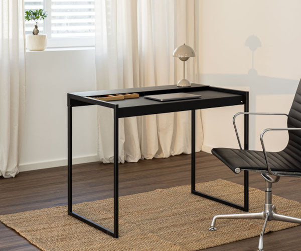 Metallbude Donna skrivebord - black