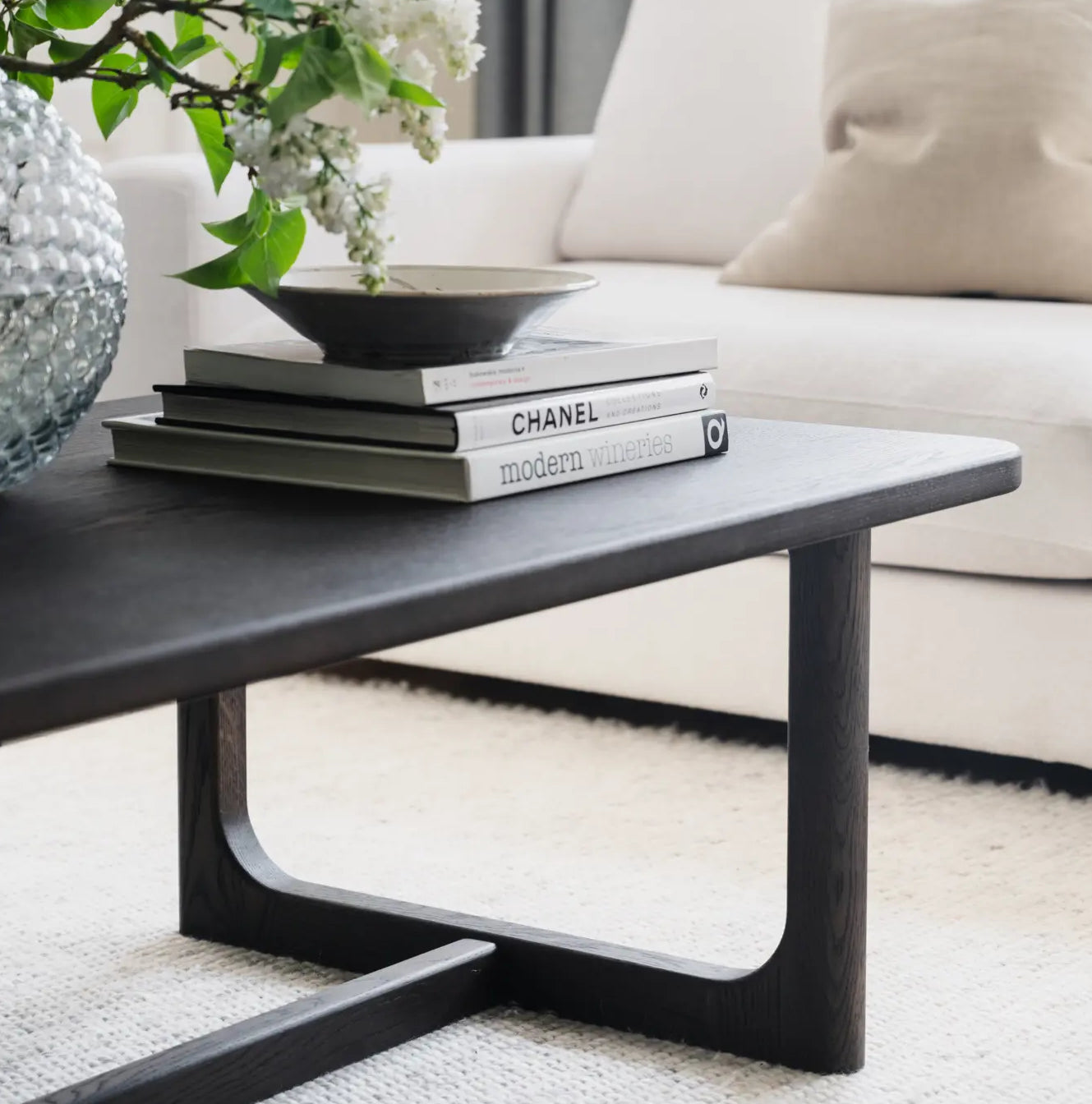 Rowico Driscoll sofabord - mørk eg - 160x70