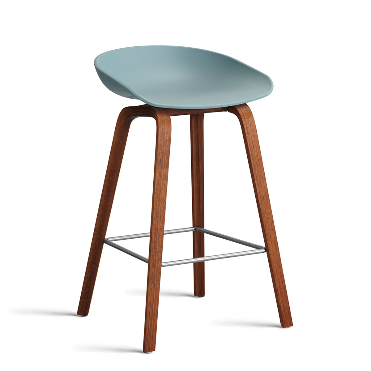 HAY About a Stool - AAS 32 Barstol - Valnød - H:65cm