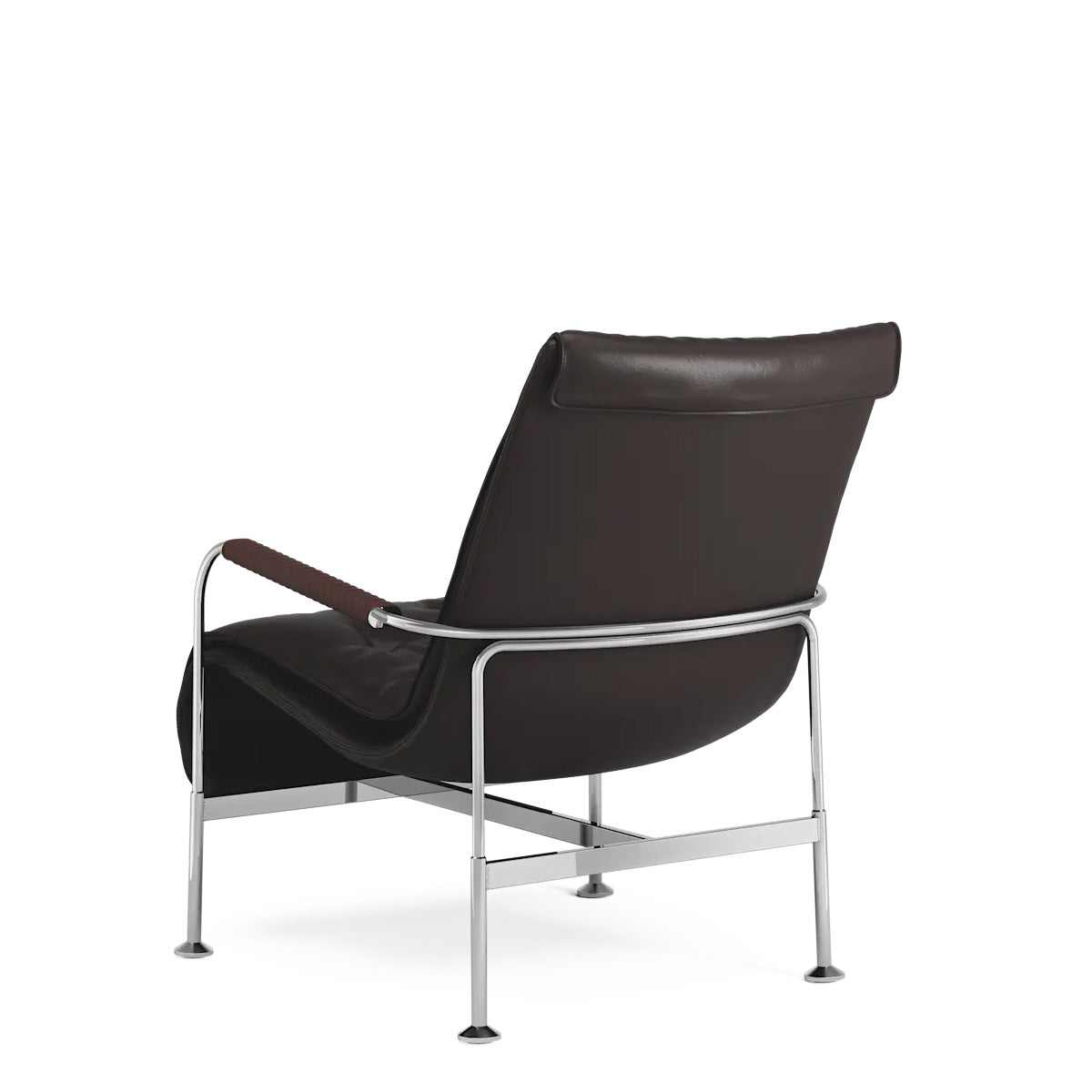 Swedese Serpentine Easy Chair - Steel Chrome - Elmosoft 93068