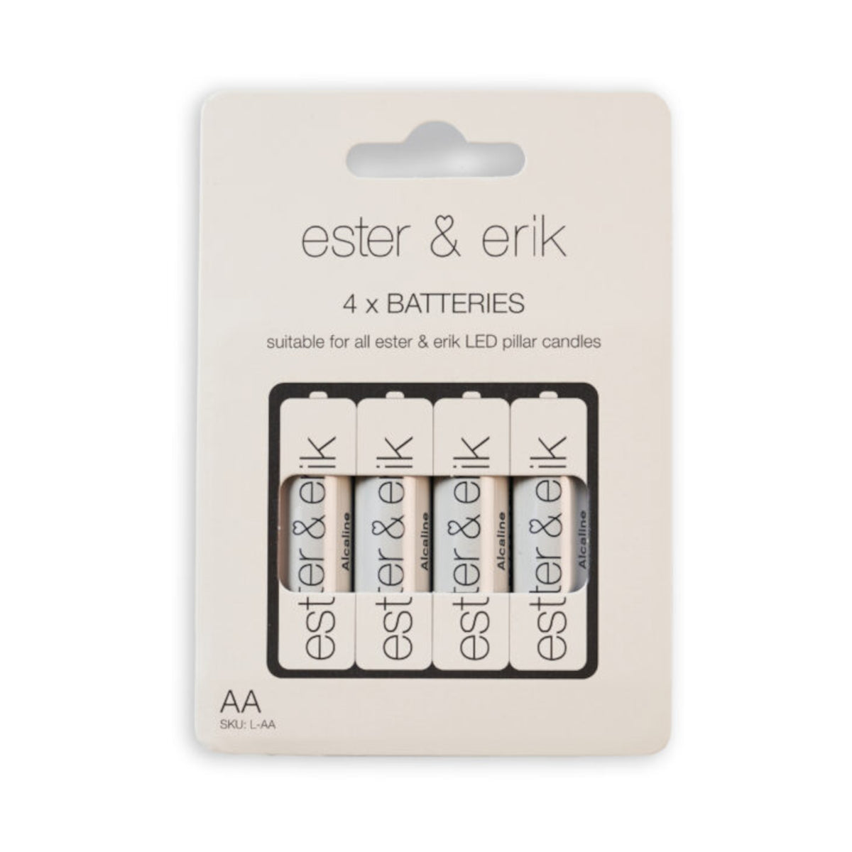 ester & erik AA Batterier - 4-pak