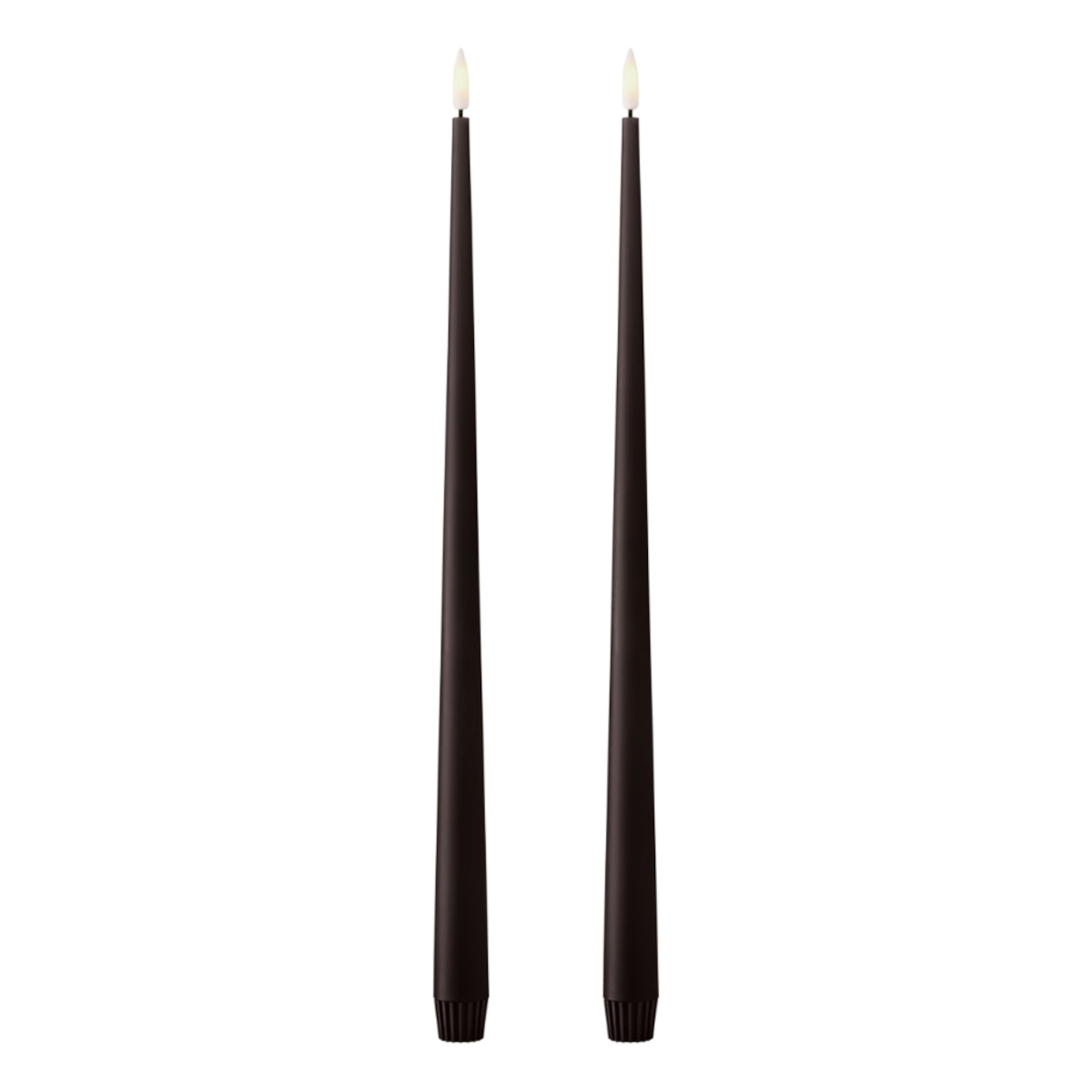 2 stk ester & erik LED stagelys - espresso - 40 cm