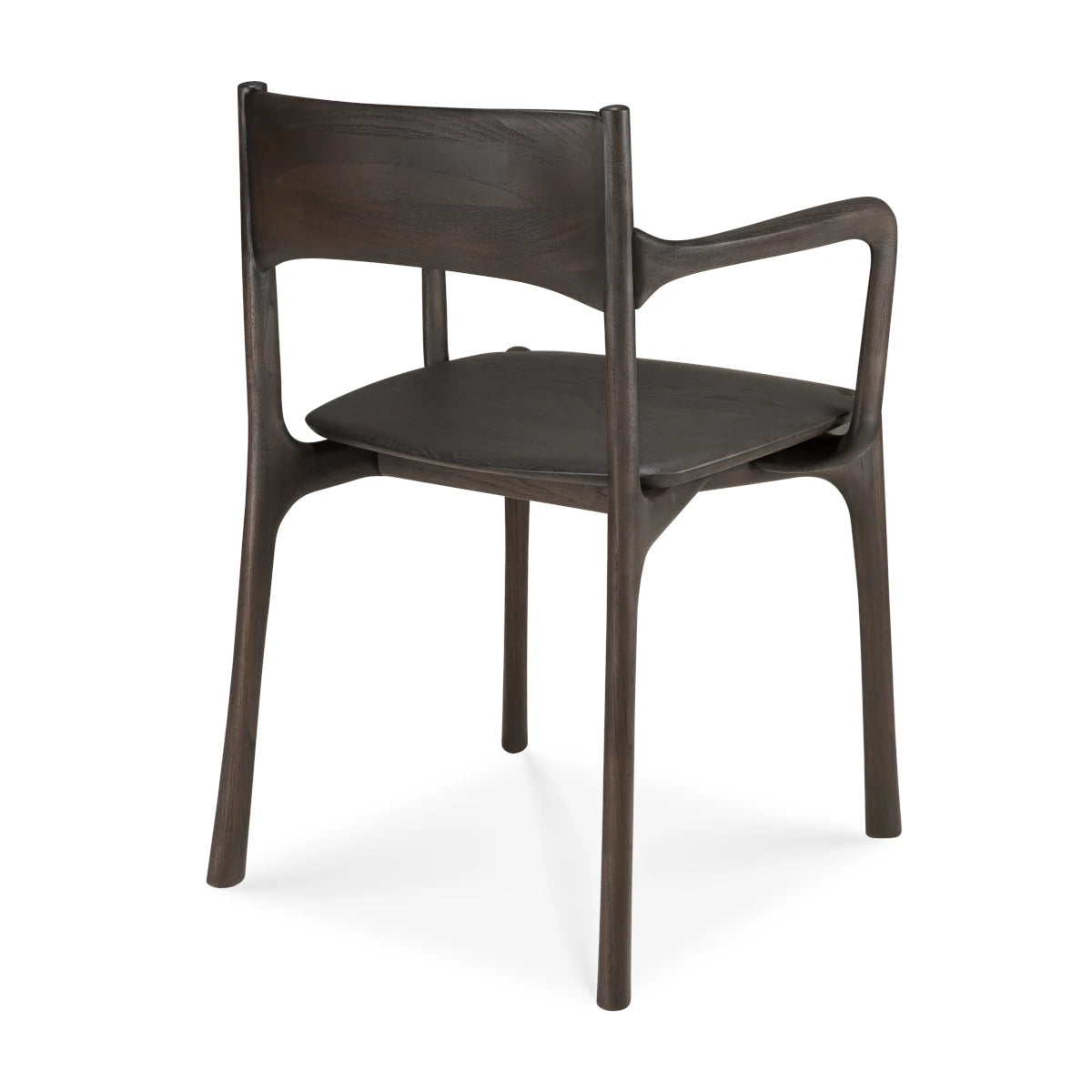 Ethnicraft PI Spisestol m. arm - Teak - Dark Brown