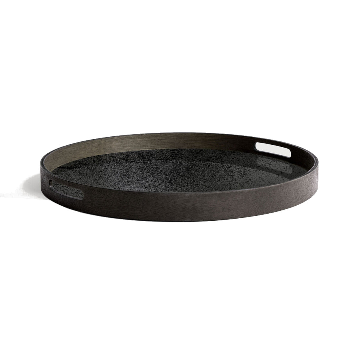 Ethnicraft Aged Mirror Tray - Charcoal - 48 cm