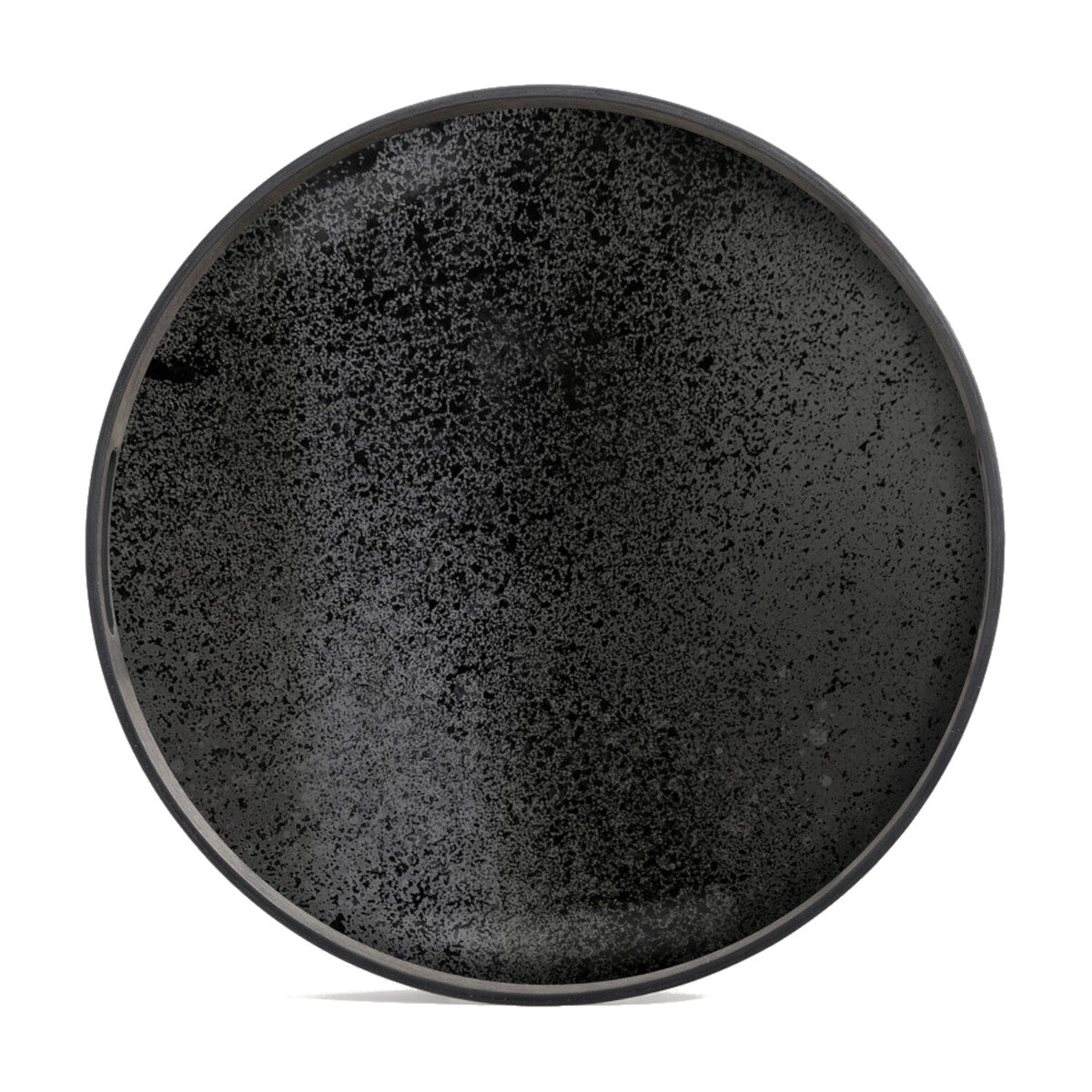 Ethnicraft Aged Mirror Tray - Charcoal - 48 cm
