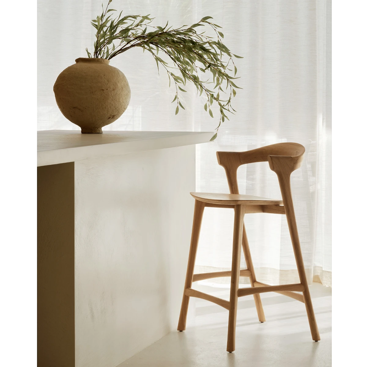 Ethnicraft Oak Bok Barstol