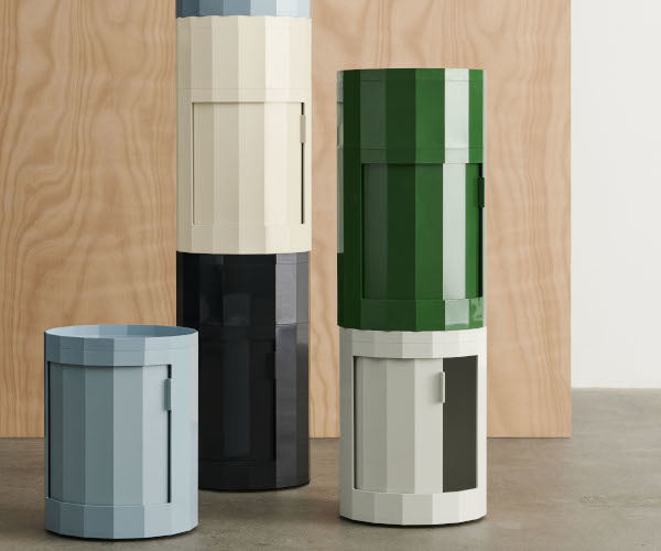 HAY Facet Cabinet - Low - Misty Grey