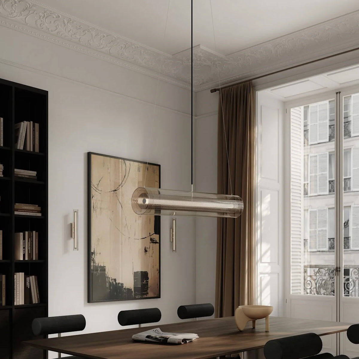 101 CPH Frame Pendant Lamp - Fat - Chrome