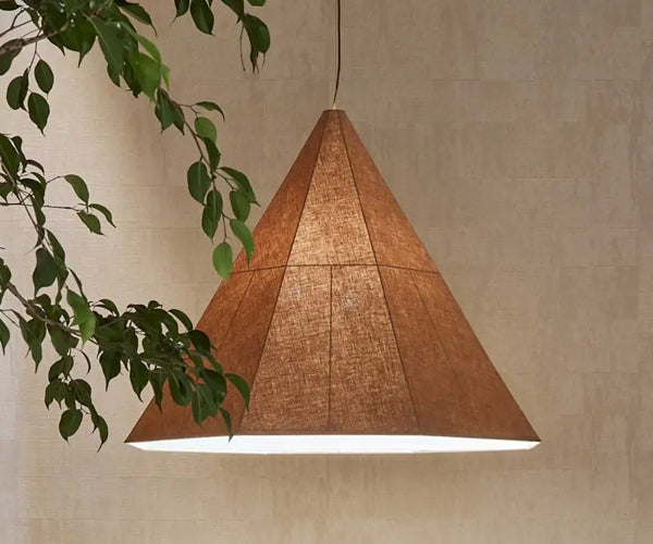 Gebrüder Thonet Tipì Pendel Lampe - 120cm. - Eggshell White