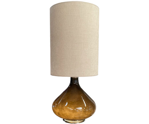 flavia lampe med beige skærm