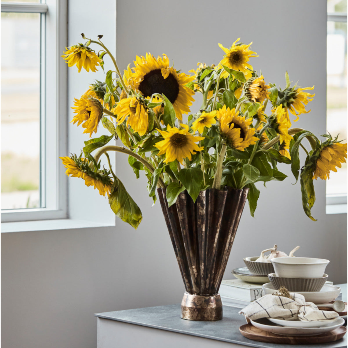 House Doctor Flood vase - 33x23 - antik brun