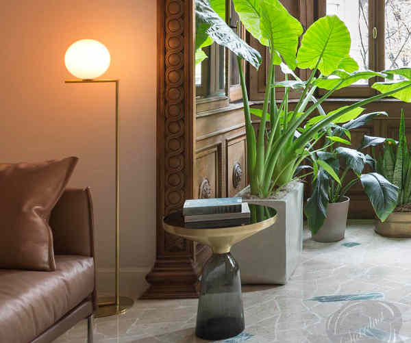 Flos IC Light F2 - Standerlampe Messing