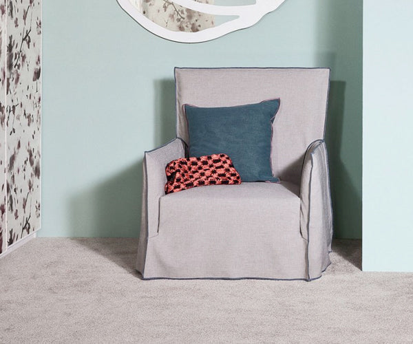 Gervasoni Ghost 04 Loungestol - Lino Bianco