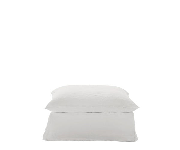 Gervasoni Ghost 06 Pouf - Lino Bianco