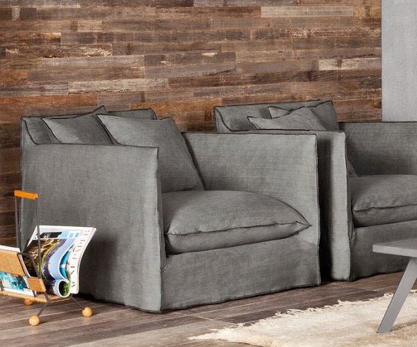 Gervasoni Ghost 01 Loungestol - Lino Bianco