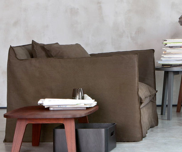 Gervasoni Ghost 01 Loungestol - Lino Bianco