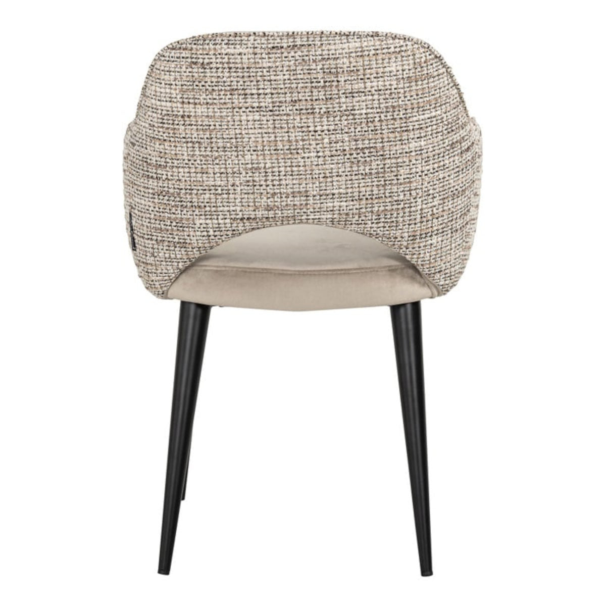 Richmond Interiors Giovanna spisestol - quartz khaki / trendy nature
