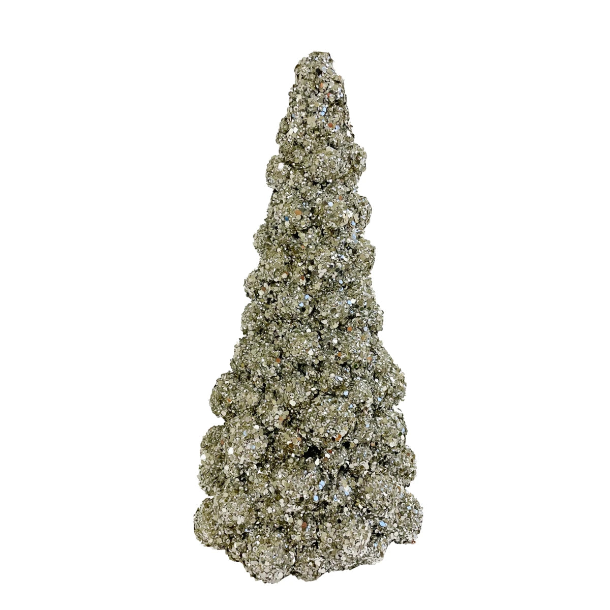 Shishi Glitter juletræ - silver - 30