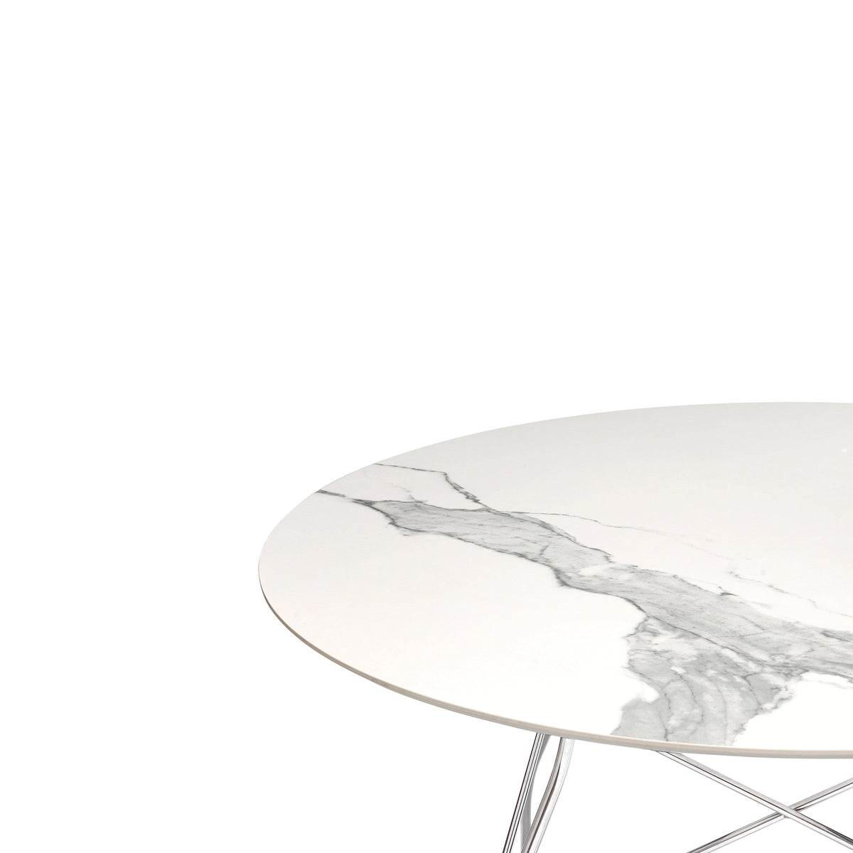 kartell Glossy Marble Round - Spisebord - DEMO.