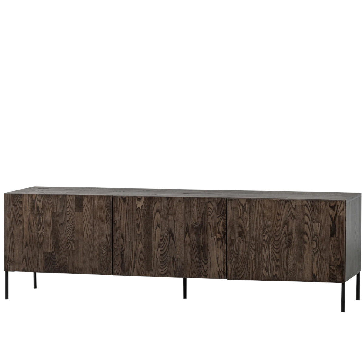 Woood Bono Gravure TV skænk - ash brown - 56x180x46