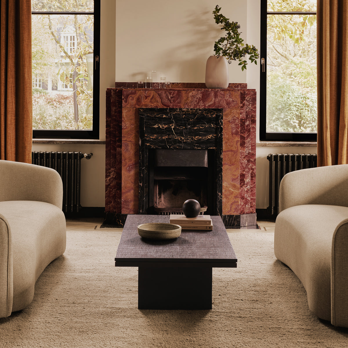 Ethnicraft Grooves coffee table - 170x120