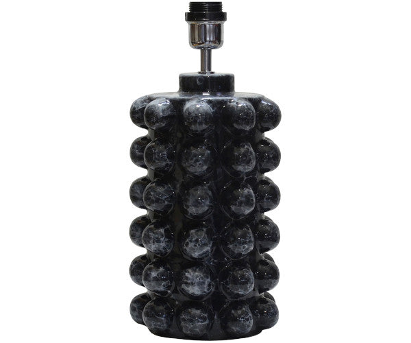 hallbergs bubbels lampe black marble