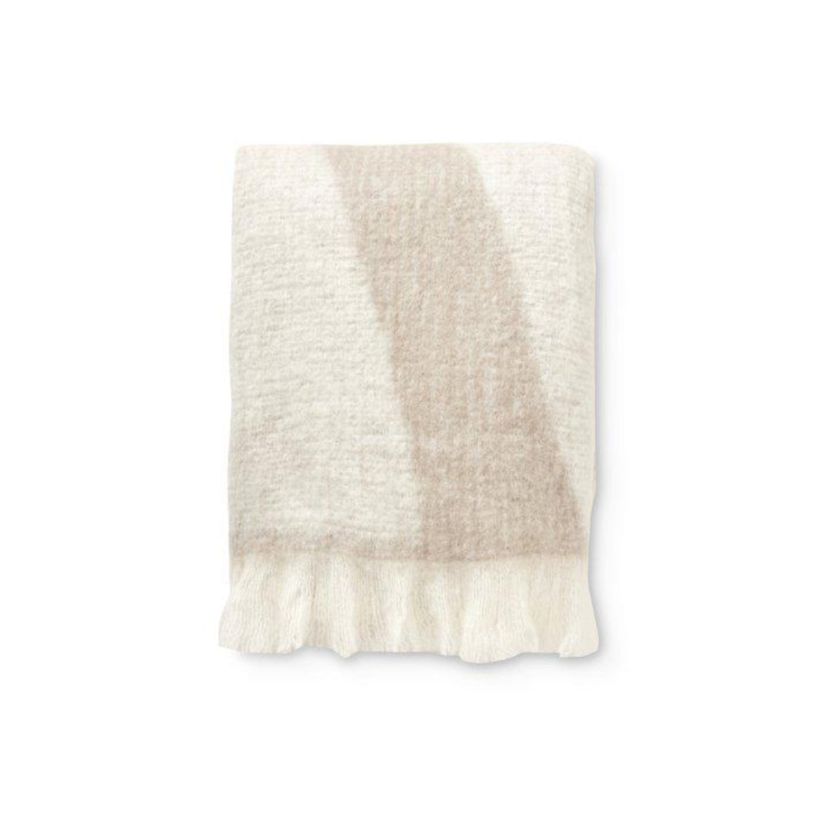 Jakobsdals Hanne plaid - beige/offwhite - 130x170