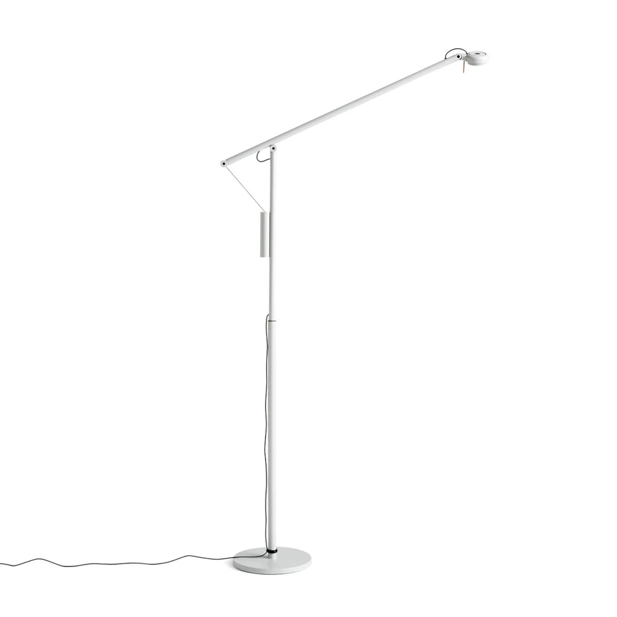 HAY Fifty-Fifty Floor Lamp - Ash Grey